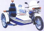 750 police sidecar motor cycle