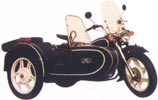 classic style 750cc sidecar motor cycle